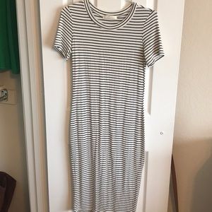 Striped T-shirt dress